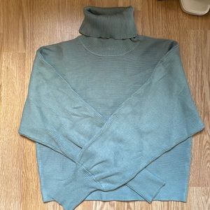 Cropped Turtleneck Sweater.